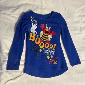 Sesame Street Blue Kids Halloween Shirt